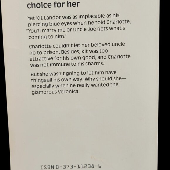 Temporary Bride by Patricia Wilson – Vintage Harlequin Romance Paperback 1989 - Picture 2 of 14